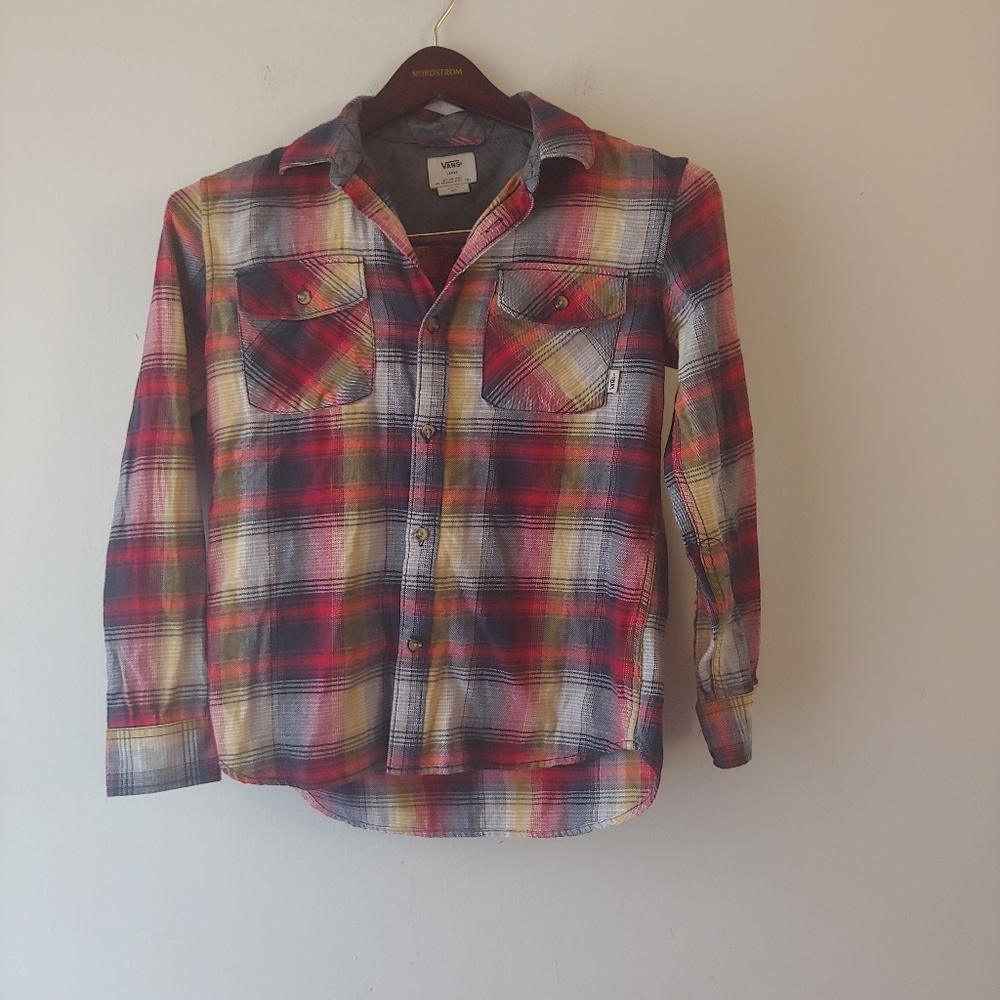 Vans Junior Large button down shirt
